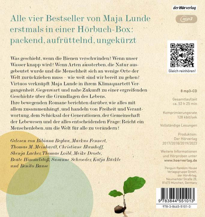 Image du produit Le quatuor climatique (Maja Lunde, Allemand)
