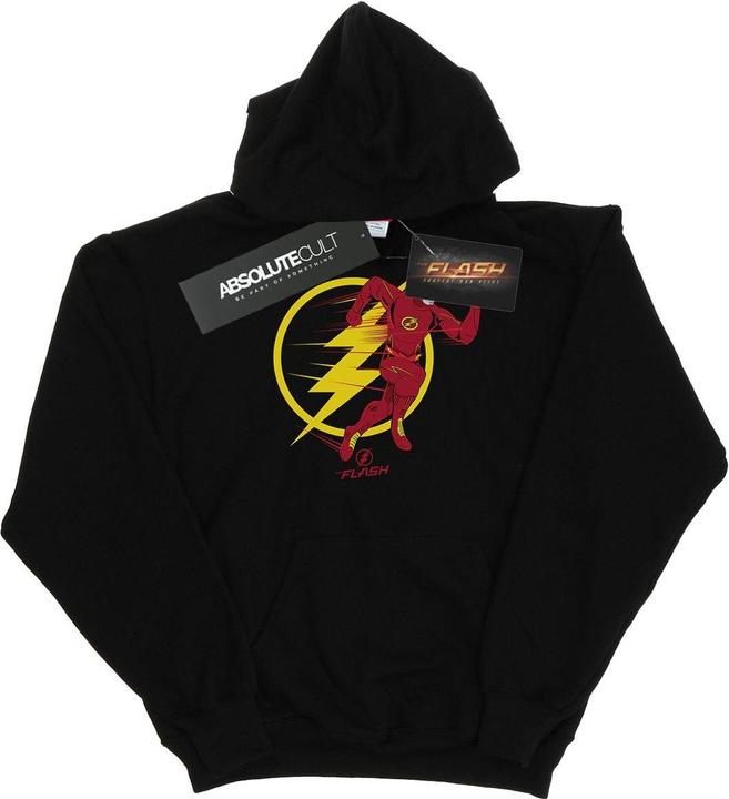 Actual product image Mens The Flash Running Emblem Hoodie (XL)
