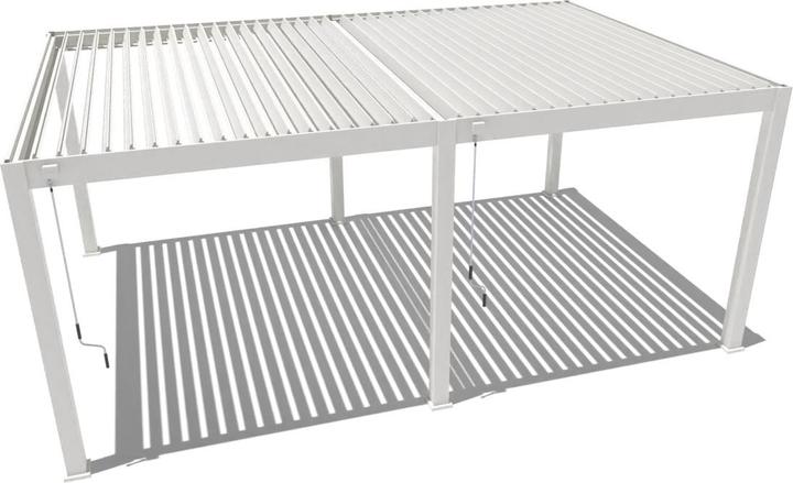 Image du produit Weide Pergola Deluxe Plus 4x6m avec toit à lamelles Blanc (400 cm, 600 cm)
