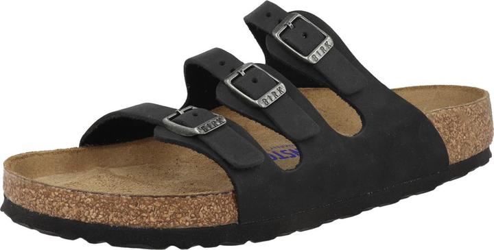 Immagine prodotto Birkenstock Florida SFB in pelle nubuck oliata con plantare morbido normale (38)