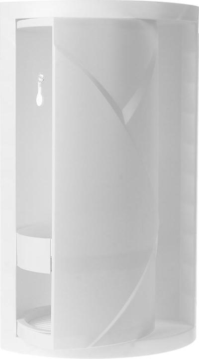 Produktbild JTI Drehbarer Eckschrank für Badezimmer - Weiss
