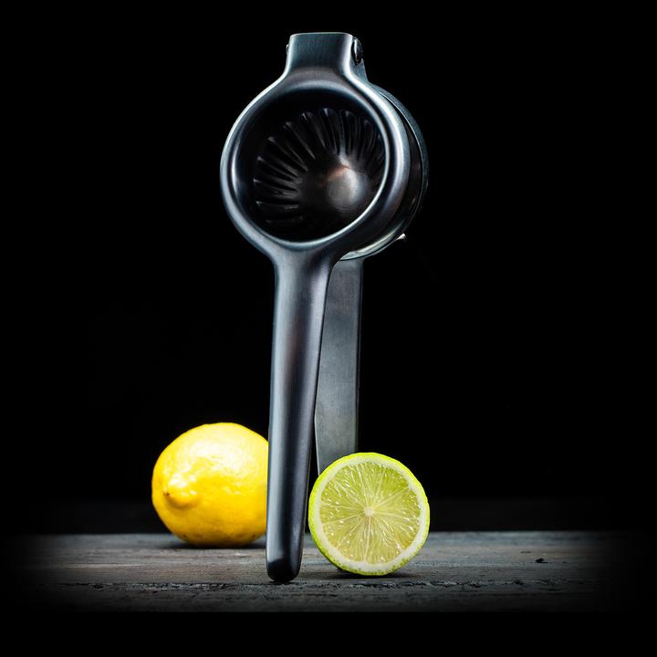 Actual product image Lurch Lemon press-B stainless steel smokey grey