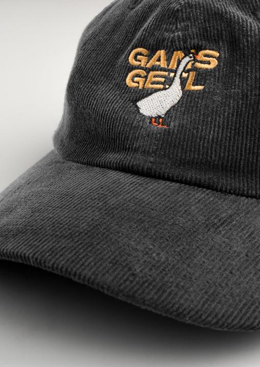 Image du produit Plakativ «Gans Geil» Corduroy Cap Black