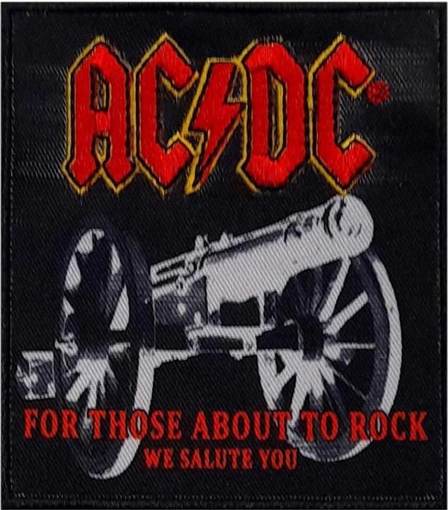 Image du produit AC/DC Emblème Patch Tissu tissé Logo (1 x)