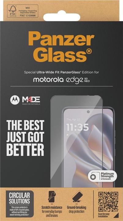 Produktbild PanzerGlass Ultra-Wide Fit (1 Stück, Motorola Edge 50 Neo)