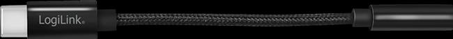 Immagine prodotto LogiLink Cavo da USB-C a 3,5 mm 0,13 m nero (USB tipo C, USB tipo C)