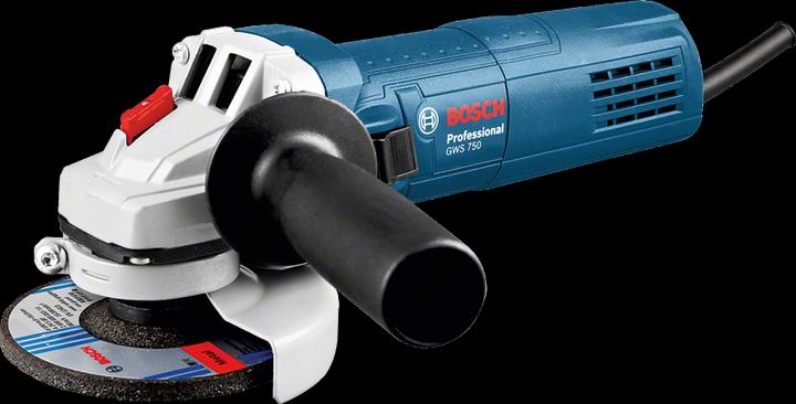 Produktbild Bosch Professional Winkelschleifer GWS 750-125 (125 mm) inkl. Schruppscheibe (125 mm) (125 mm)