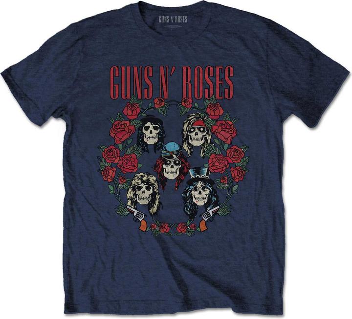 Guns N Roses Skulls Wreath