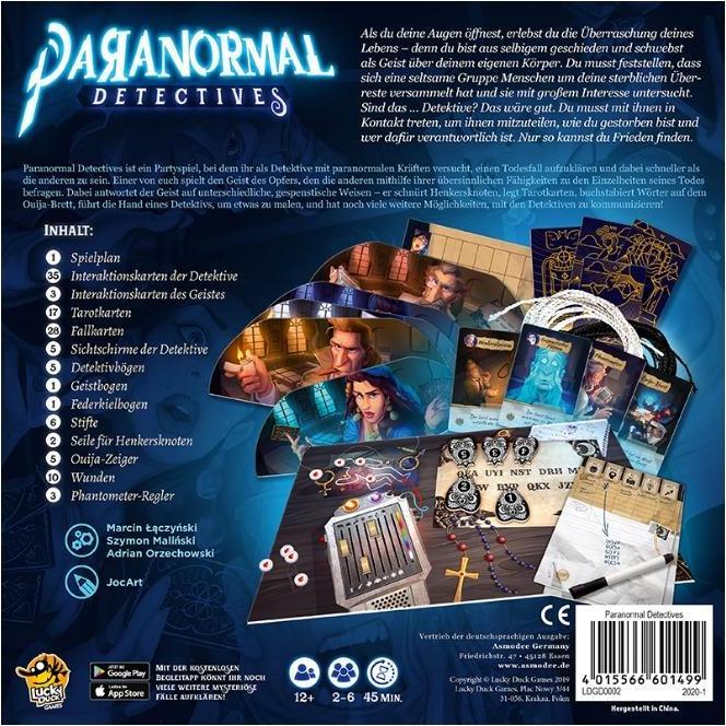 Produktbild Asmodée LDGD0002 - Paranormal Detectives, Partyspiel, 2-6 Spieler, ab 12 Jahren (DE-Ausgabe) (Deutsch)