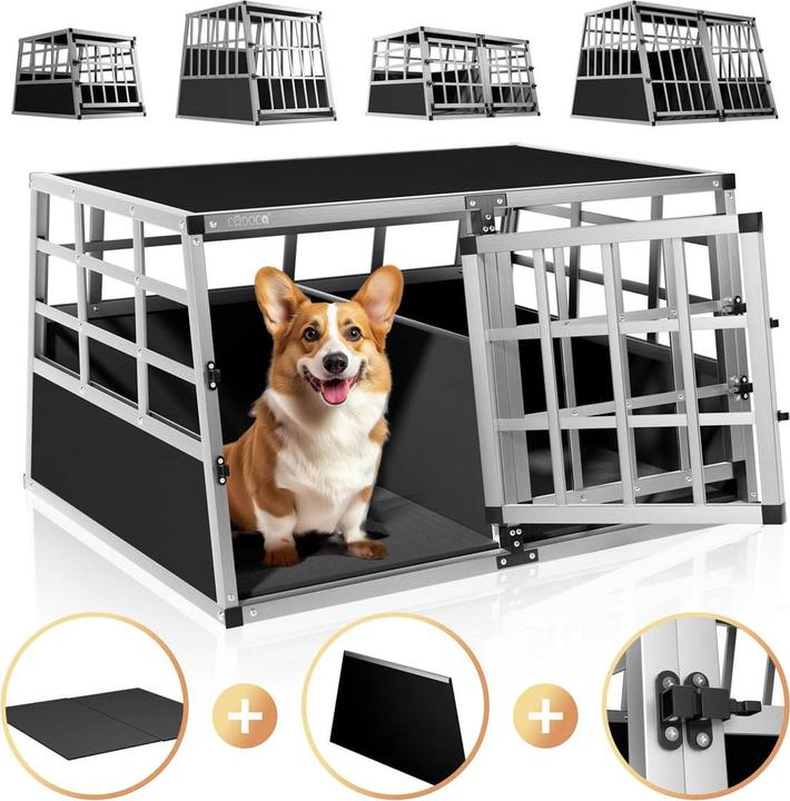 Image du produit Cadoca Cage de Transport pour Chien L-XL (Chien, Verrouillable)
