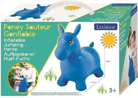 Produktbild Lexibook Aufblasbares blaues Hüpfpferd