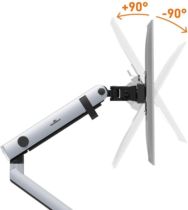Immagine prodotto Durable Supporto per monitor. SELECT PLUS w. arm f. 1 mon. tableb. sil. (Tavolo, 32.01")