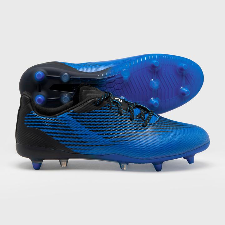 Immagine prodotto Kipsta Scarpe da rugby donna/uomo FG - Score R500 blu/nero (47)