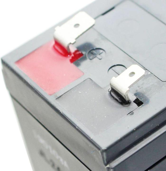 Actual product image Panasonic Battery UP-RWA1232P2 lead battery 12Volt 4,5Ah, NEW now UP-VWA1232P2 (12 V)