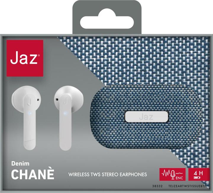 Produktbild JAZ Chané - TWS-Ohrhörer mit ENC-Technologie und Stoff-Ladeetui (ANC, 4 h, Kabellos)