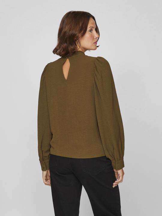 Actual product image Vila High Neck Top with Long Sleeves (40)