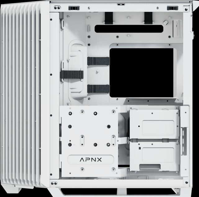 Immagine prodotto APNX Case per PC V1, midi tower, ATX, vetro temperato - bianco (ATX)