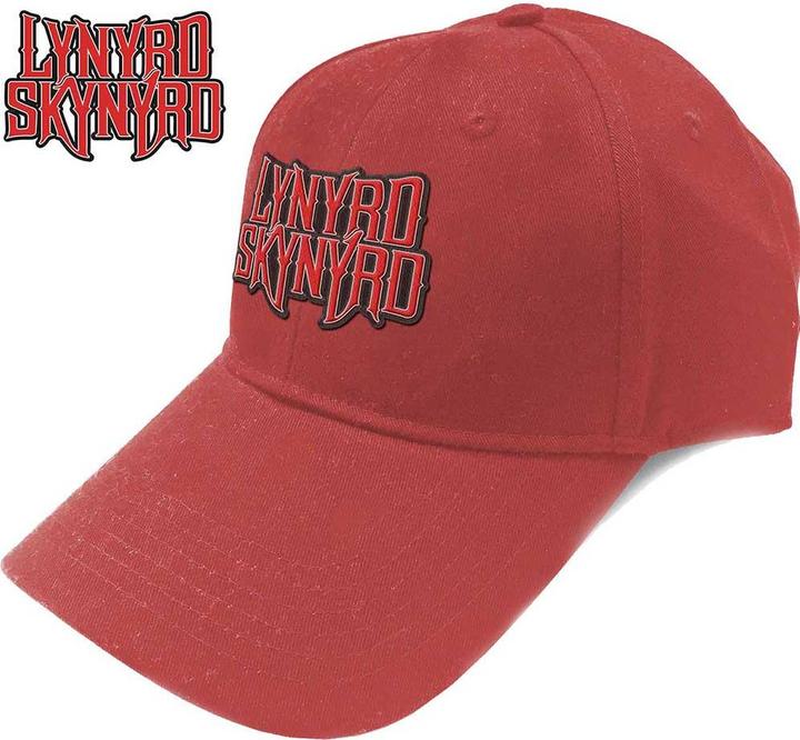 Lynyrd Skynyrd LynyrdSkynyrd Logo RED Baseball Cap
