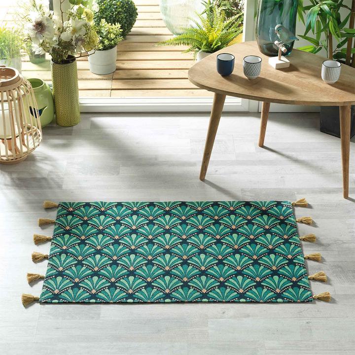 Produktbild Natura Punto Teppich mit Bommel (50 x 80 cm)