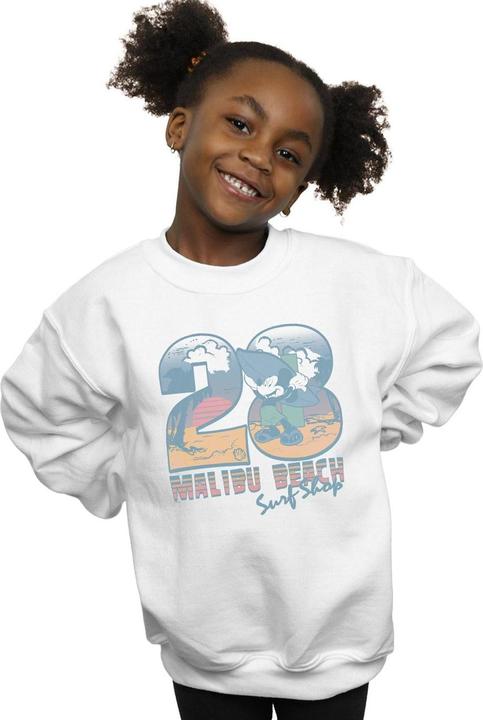 Actual product image Disney Girls Mickey Mouse Surf Shop Sweatshirt (152, 158)