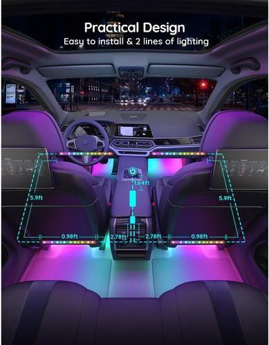 Image du produit Govee Éclairage intérieur de voiture, RGBIC