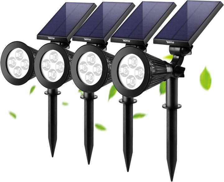 Produktbild Wilktop 4x LED Solar Gartenstrahler (200 lm)