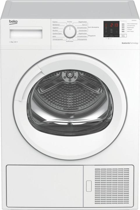 Beko Condenser dryer with heat pump DS8433GX0 (8 kg, Right)