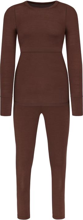 Image du produit Normani Sous-vêtements en mérinos - Ensemble de maternité - T-shirt à manches longues et caleçon - 8795 (L)