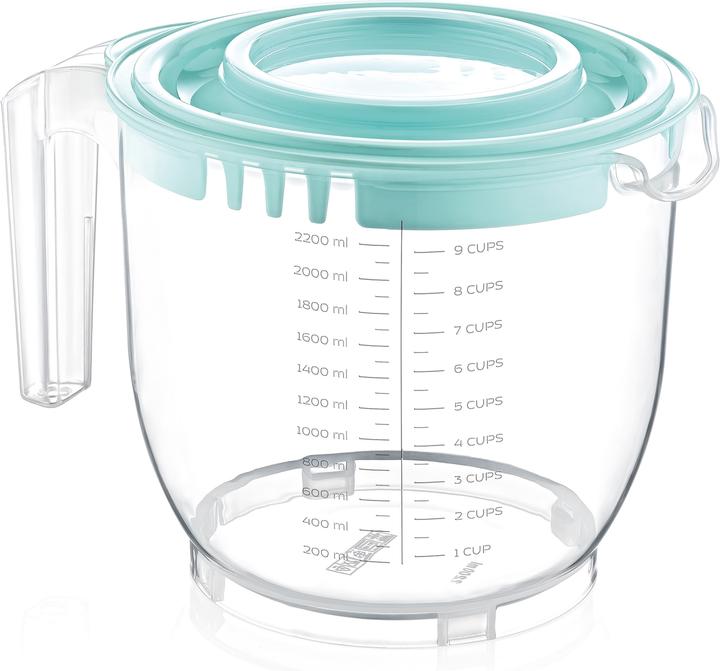 Productafbeelding Michelino Maatbekerdeksels in verschillende kleuren (2200 ml)