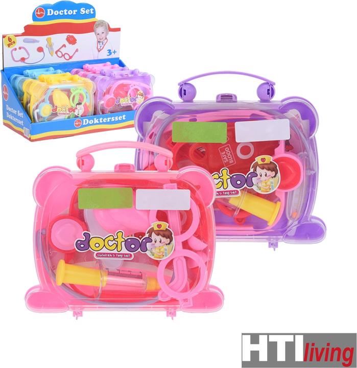 Image du produit HTI-Living Kit de jeu médecin 6 pièces avec mallette