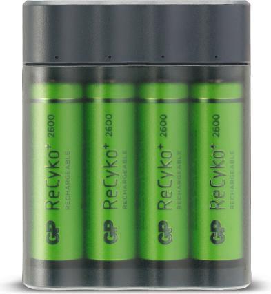 Produktbild GP Batteries Battery Charger Charge Anyway (1 Stk., AAA, AA, 2600 mAh, Ladegerät inkl. Akku)