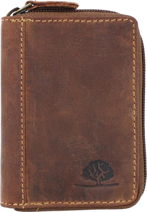 Actual product image Greenburry Vintage credit card holder RFID leather 7.5 cm