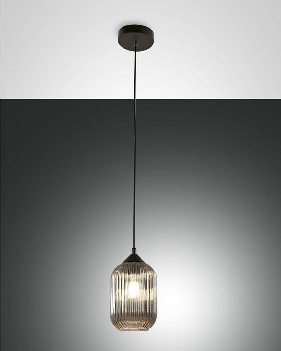 Image du produit Fabas Luce Suspension Aston E27 Ø140mm Gris (E27)