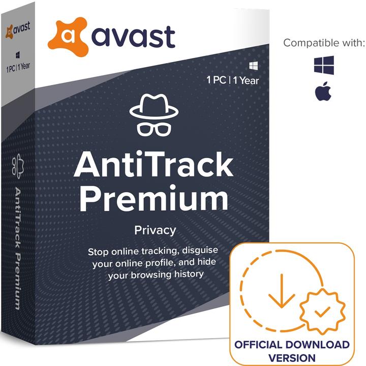 Produktbild Avast AntiTrack (1 User, 1 Geräte/User, 12 Monate)