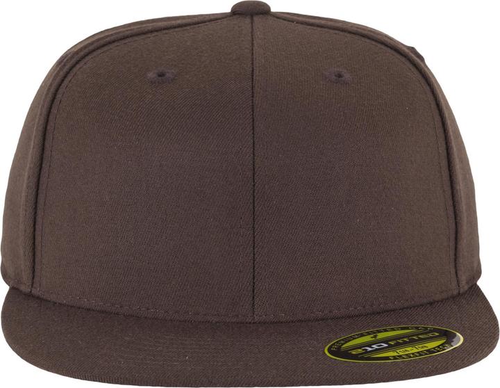 Actual product image Yupoong Flexfit Unisex Premium 210 Fitted Flat Peak Cap (S/M)