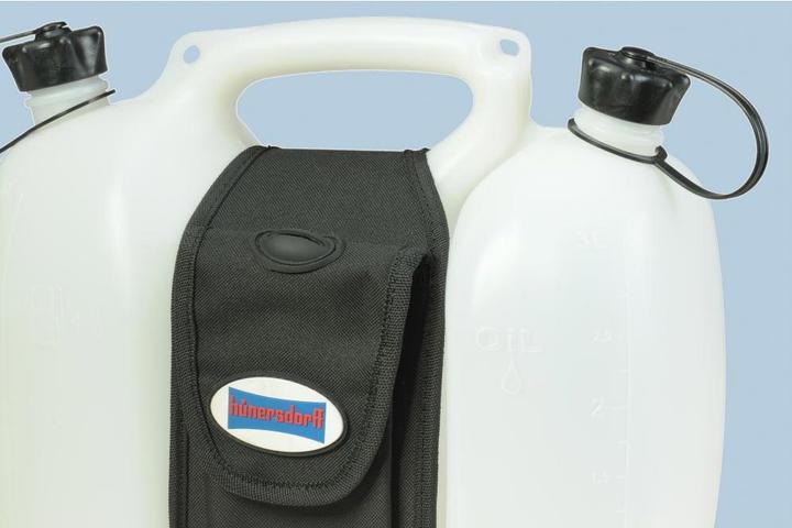 Actual product image Hünersdorff Saddle bag for double canister 6+3L blackPROFI
