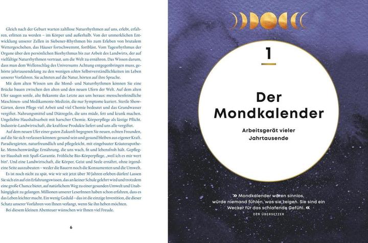 Actual product image Im Rhythmus von Mond, Natur und Zahl (German, Johanna Paungger, Thomas Poppe, 2022)