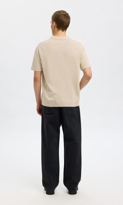 Actual product image Selected Homme Slhmattis Ss Knit Sun Open Polo Noos (S)