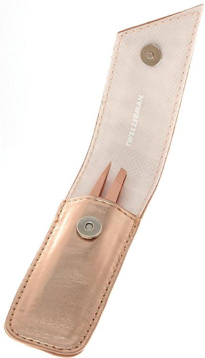 Actual product image Tweezerman A set of tweezers in a Rose Gold case
