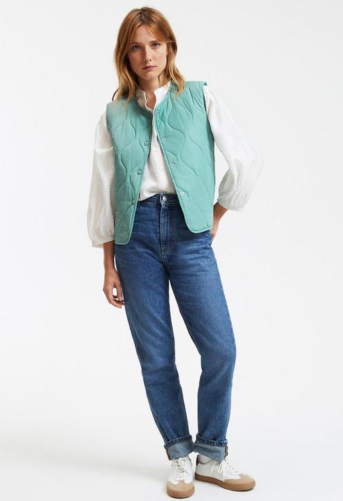 Produktbild La Redoute Collections Bluse mit Stehkragen und Ballonärmeln Signature SUSAN (S)