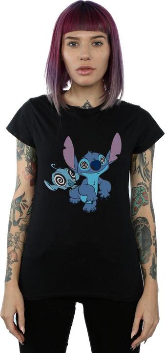 Actual product image Disney Womens/Ladies Lilo And Stitch Hypnotized Cotton T-Shirt (M)