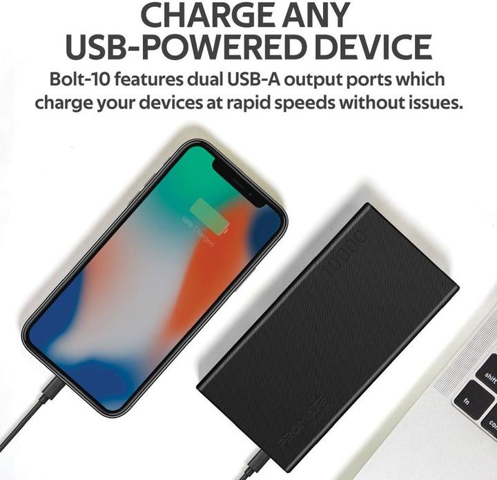 Produktbild ProMate Bolt-10 Power Bank 10W (10000 mAh, 37000 Wh)