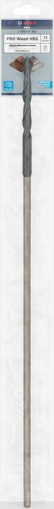 Immagine prodotto Bosch Professional Zubehör Punta da installazione PRO Wood HSS, 12 x 100 x 600 mm (12 mm)