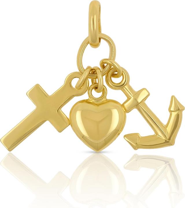 Muau Glaube Liebe Hoffnung (750/18K Gelbgold)