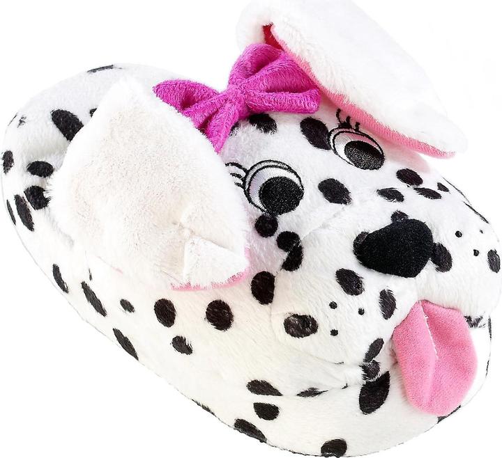 Infactory Chaussons "Dalmatien" avec oreilles animées et frétillantes. (26, 27, 28)