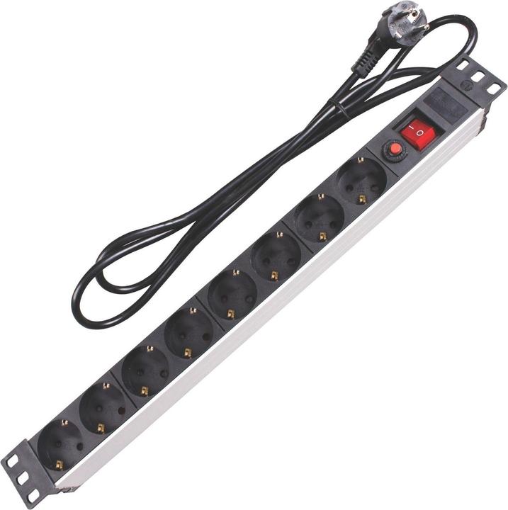 Actual product image Perel Power strip (8 x, CEE 7/3, 2.15 m)
