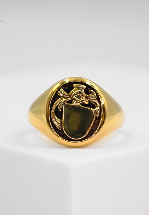 Actual product image Muau Coat of arms ring (60, 750/18 K Gold)
