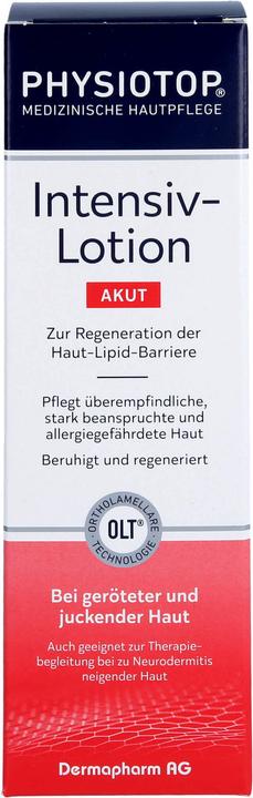 Dr Seidel Physiotop Intensiv-Lotion akut bei geröteter und juckender Haut, 200 ml Lotion (Körpercreme, 200 ml)