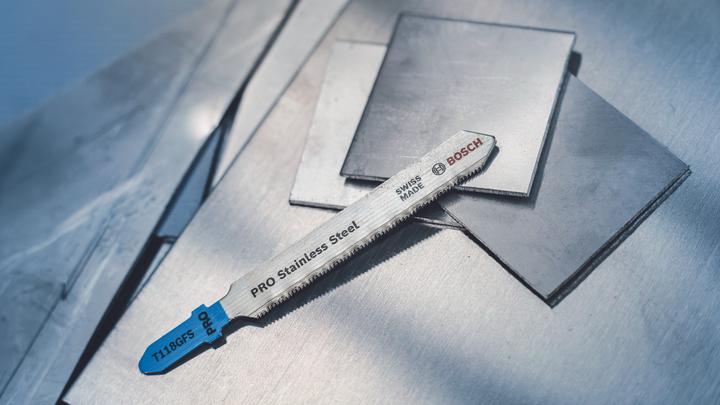 Produktbild Bosch Professional Zubehör PRO Stainless Steel T118GFS Stichsägeblatt, 83 mm, 5-tlg.