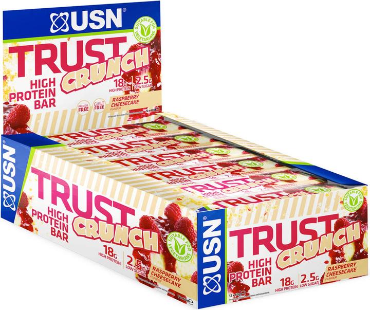 Produktbild USN Trust Crunch Bar (Himbeer, 1 Stk., 720 g)